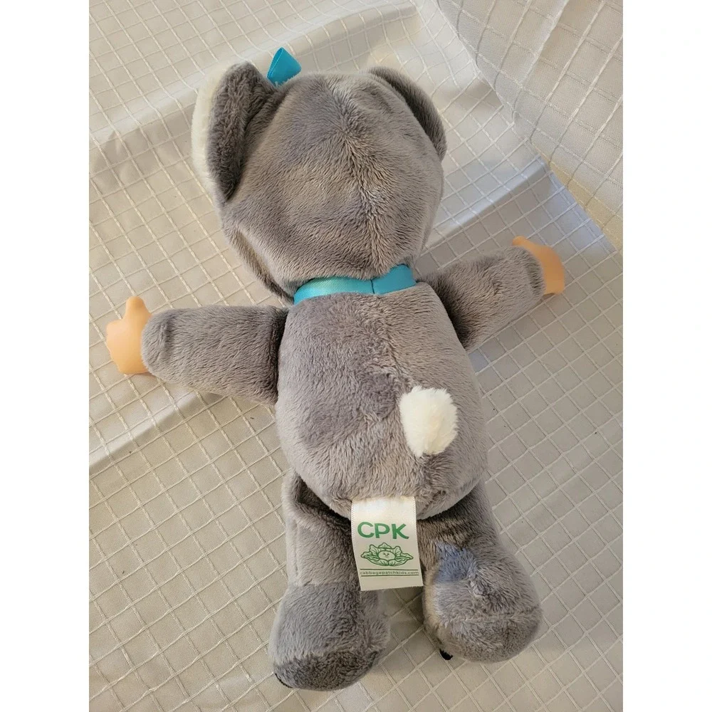Cabbage Patch Kids Cuties Koala Plush Doll‎ Grey Blue Polka Dot 2018 CPK 9 Inch